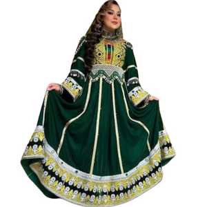 Robe afghane faite à la main de bonne qualité, dernière robe longue à manches longues brodée pour femmes, pour la culture afghane - Vente en gros toutes saisons - Product Image 1