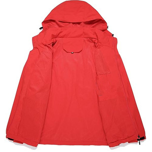 เสื้อกันลมกันฝนสำหรับผู้ชาย, เสื้อแจ็คเก็ตกันฝนพร้อมฮู้ดสำหรับทำงานเดินป่าตกปลา - Product Image 3