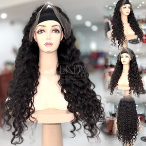 Perruques longues de haute qualité en cheveux humains vietnamiens, couleur naturelle bouclée noire, cheveux humains réels 2025 - Product Image 1