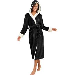 เสื้อคลุมอาบน้ำผ้าฟลีซสำหรับผู้ชาย, เสื้อคลุมอาบน้ำผ้าฝ้าย100% นุ่มมากใส่สบาย - Product Image 3