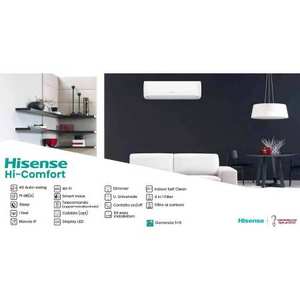 Aire Acondicionado Hisense Hi Comfort Wi-Fi Dual Split 7000+9000 BTU 3AMW62U4RJC R-32 A++ Inverter de Frecuencia Variable - Product Image 3
