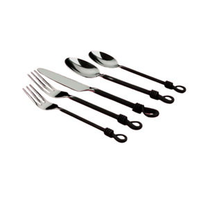 Meilleure vente en gros directement de l'usine couteau fourchette cuillère couverts en argent ensemble de couverts pour événements de mariage occidentaux - Product Image 5