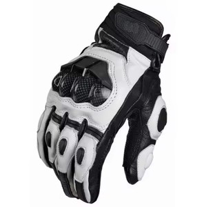 Nouveaux gants de moto et de vélo imperméables et coupe-vent avec compatibilité tactile pour hommes, protection en cuir pour les doigts entiers en plein air - Product Image 6