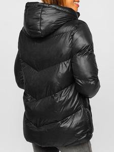 เสื้อแจ็กเก็ตขนเป็ดบุนวมนุ่มให้ความอบอุ่นไซส์ใหญ่พิเศษระบายอากาศได้เสื้อแจ็คเก็ตแฟชั่นคอตั้ง - Product Image 3