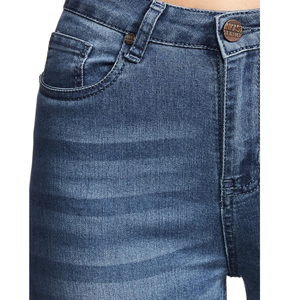 Pantalones vaqueros de mujer de la mejor calidad, orientados a la exportación, pantalones vaqueros de cintura baja ajustados lavados informales personalizados para mujer - Product Image 5