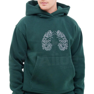 Chándal Deportivo para Hombre al por Mayor, Ecológico, 100% Algodón, Cortavientos, Diseño Personalizable, Chándal de 2 Piezas - Product Image 6