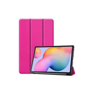 Housse de protection intelligente de luxe Netzy pour Samsung Galaxy Tab A7 Lite T225 11 pouces rose, support pliable, étui de protection pour tablette en PU à trois volets - Product Image 1