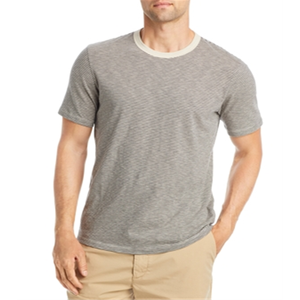 T-shirt fitness Theory Cosmos XXL slim fit in cotone pesante a maglia, con design effetto slub stile hip hop e logo a tinta unita - Product Image 1