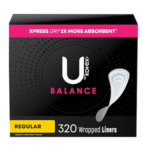 Remise sur les protège-slips enveloppés U by Kotex Balance Excellent rapport qualité-prix Paquet en vrac mince et flexible - Product Image 2