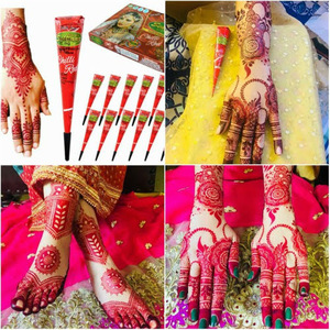 ทันทีซุปเปอร์ดีเฮนน่าสีแดงกรวยแพ็ค12ชิ้น - Product Image 2