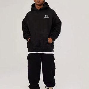 Nouveau modèle de sweats à capuche surdimensionnés pour hommes avec logo personnalisé Sweats à capuche surdimensionnés pour hommes personnalisés de haute qualité - Product Image 4