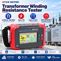 Ohmmètre de transformateur 10A avec testeur de résistance d'enroulement et démagnétisation automatique par décharge