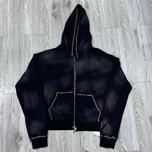 Conjunto Deportivo de Diseñador con Pedrería, Sudadera Brillante con Cristales, Pantalones Deportivos, Personalización de Marca Disponible - Product Image 6