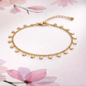 NOVAMART Fine Fine <b>Silver</b> <b>Charm</b> Heart <b>Bracelet</b> for Couples-Gold Plated Wholesale Export - Product Image 2
