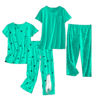 Pyjama 2 pièces pour femme, inspiré des créateurs, motif léopard, en jersey de coton, débardeur doux, respirant, séchage rapide, printemps, été, automne