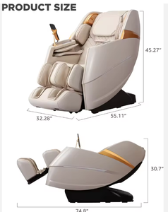 Sillón de Masaje Industrial 4D de Cuerpo Completo con Gravedad Cero, Reclinable, Riel SL, Extensión Motorizada, Amasamiento de Pantorrillas, Estiramiento de Yoga, OEM - Product Image 5