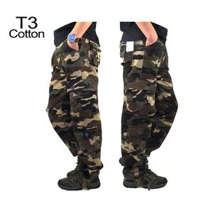 กางเกงวอร์มผู้ชายแฟชั่นลำลองกางเกงคาร์โก้สตรีทแวร์บางมีกระเป๋าหลายกระเป๋าสำหรับฟิตเนสยิม - Product Image 6