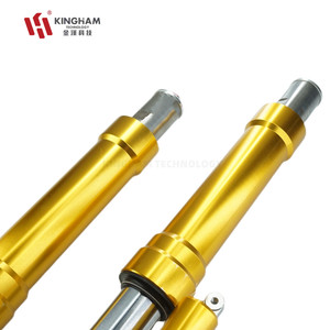 Phuộc trước KINGHAM chính hãng tương thích với Aprilia SR MAX250, điều chỉnh tốc độ cao/thấp, phụ tùng xe máy, hệ thống treo CNC, ODM - Product Image 3