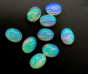 Ópalo Etíope Natural en Cabujón - Ópalo Etíope de Forma Ovalada - Lote de Cabujones Sueltos Lisos Multicolores a Precio de Mayoreo - Product Image 2