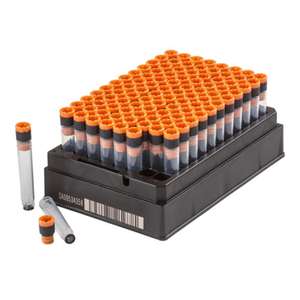 Fluidx แก้วบอโรซิลิเกต96รูปแบบที่ไม่มีรหัสสำหรับหลอด0.9มล. รหัส2D ตัวเลขที่มนุษย์อ่านได้ - Product Image 3