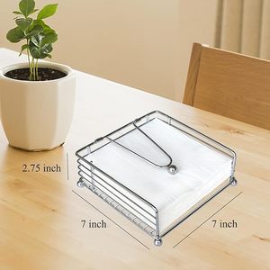 Servilletero de metal personalizado de alta calidad para restaurantes, hoteles y uso de mesa de comedor en casa disponible en cantidad a granel - Product Image 6