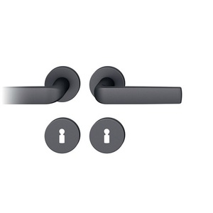 Paquete de 12 tiradores de aluminio tipo roseta 1267 izquierda/derecha FSB, pomos de latón de estilo minimalista para armarios y roperos, tamaños 96mm 128mm - Product Image 1