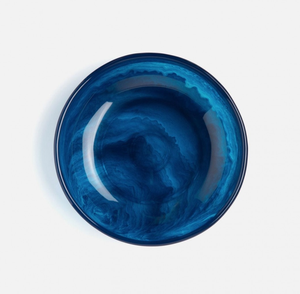 ชามเรซินอีพ็อกซี่เรซินแฟนซีเป็นมิตรกับสิ่งแวดล้อมสีน้ำเงินเข้มรูปทรงเฉพาะและออกแบบตามต้องการ - Product Image 1