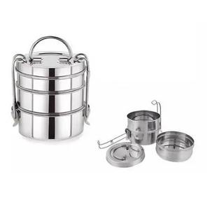 Hot Sale Stainless Steel Lunch <b>Box</b> with Durable 8*3 <b>Locking</b> Clip Food Grade Office & Hotel Picnic Compartment - Product Image 1