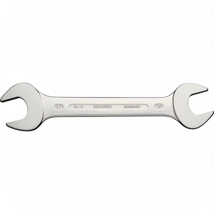 GEDORE Chrome-Plated 6 X 7 mm Double Open-End Wrench 122 mm Length Shop <b>Tool</b> - Product Image 3