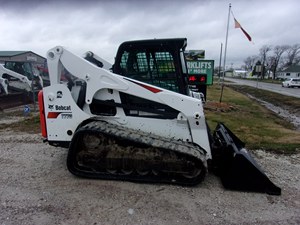 Chargeuse sur chenilles Bobcat T770 d'occasion, moteur diesel, pompe hydraulique haute performance, matériel de construction en stock, garantie 2 ans - Product Image 6