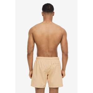 Pantalones cortos de compresión de cintura media informales para hombre 100% algodón transpirable tejido de punto de moda Cierre de cintura elástica sólido - Product Image 2