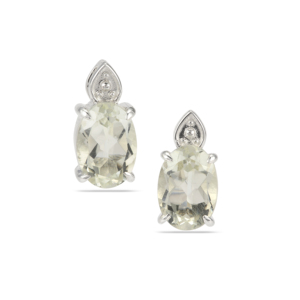 Pendientes de Amatista Verde Rio Grande de 1.47 Quilates en Plata de Ley - Product Image 3