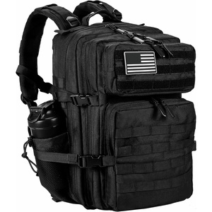 Mochila táctica funcional al aire libre con logotipo personalizado impresión bordado senderismo Camping bolsa de viaje OEM fabricante de fábrica - Product Image 1