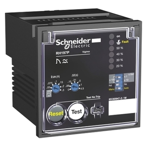 Relè di protezione differenziale SCHNEIDER ELECTRIC 56507 VigiPacT RH197P 30mA-30A 220/240VAC 50/60Hz Allarme 50% Frontale - Product Image 1