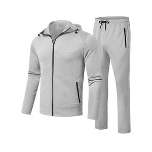 Pantalon de survêtement à capuche avec fermeture éclair personnalisé vintage, ensemble de jogging, survêtements avec broderie et logo pour hommes - Product Image 4