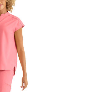 พยาบาลโรงพยาบาลสตรีที่มีคุณภาพระดับพรีเมี่ยมขัดทุกขนาดและสีใส่ได้ง่ายชุดโพลีเอสเตอร์ - Product Image 2