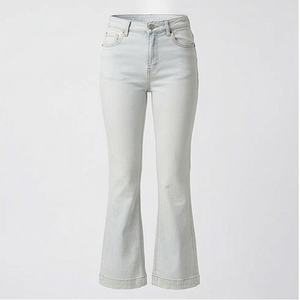 Pantalones Vaqueros de Mujer de Fábrica, Algodón, MOQ Bajo, Precio al por Mayor, Talla XL, Decoración con Logotipo, Temporadas de Verano e Invierno, Pantalones Premium - Product Image 1