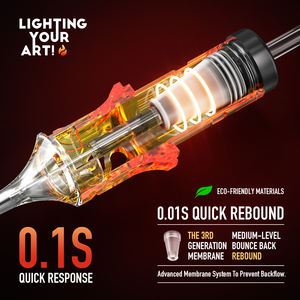 อุปกรณ์ผลิตเข็มสักลาย CNC Fuego เข็มสักลายแบบใช้แล้วทิ้ง ปลอดเชื้อ ฟิล์มนุ่ม เข็มสักลายแบบตลับ - Product Image 6