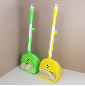 Kids Children Little <b>Housekeeping</b> Helper Play Set Premium Eco-Friendly Dustpan Brush Pretend Cleaning <b>Toy</b> Role Play Educational - Product Image 2