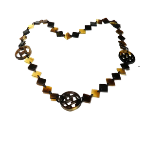 Collar de cuerno de búfalo Tribal africano, colgante elegante de cuerno de buey para hombres, collar de cuerno de buey personalizado completo - Product Image 1