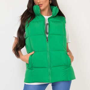 Chaleco Deportivo de Color Sólido para Mujer, Chaleco sin Costuras con Cuello Redondo, Talla Grande, Chaqueta de Alta Calidad, Algodón Pakistaní - Product Image 4