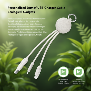 Cavo di Ricarica USB Personalizzato Dumof, Gadget Promozionali Ecologici - Product Image 3
