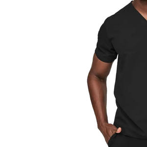 Uniforme de enfermería hospitalaria para hombres de primera calidad, poliéster de punto fácil de usar, disponible en todos los colores y tallas, venta al por mayor - Product Image 3