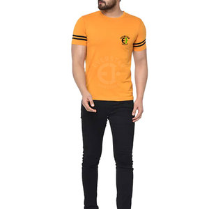 Loose Fit Venta al por mayor 100% algodón hecho hombres camiseta transpirable Low Moq camiseta para hombres logotipo impreso personalizado diseño hombres camiseta - Product Image 2