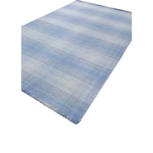 Alfombra a Rayas de Lana Tejida a Mano Tesoro Blue, Alfombra Rectangular Clásica de Gran Tamaño para Sala de Estar, para Uso Doméstico PHWL-272 - Product Image 2