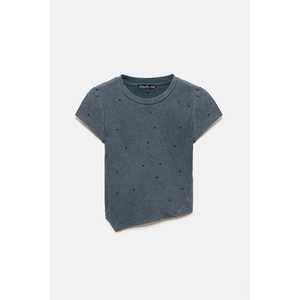 Body Corto Asimétrico con Bordado de Piedras - Product Image 5