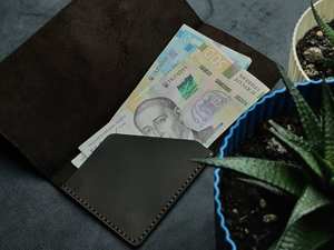 Titular de cheque de restaurante de cuero de alta calidad con logotipo personalizado para restaurante, presentador de invitados de cheque de cuero genuino, LBH-0002 - Product Image 5