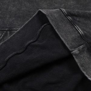 Sweat à capuche d'hiver noir uni pour homme 2024 Coupe régulière Haute qualité Fabriqué sur mesure 100% coton Écologique Séchage rapide Respirant - Product Image 4