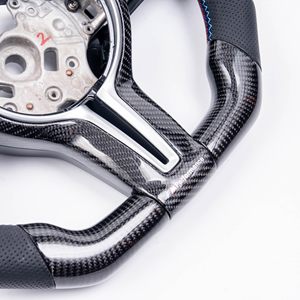 Volant <span class=keywords><strong>sport</strong></span> en fibre de carbone OEM pour l'intérieur des voitures BMW M3 M4 M5 E46 E90 E70 E71 F30 F10 F35 F22 F18 F07 F01 - Product Image 6