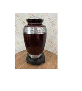 Best Selling <b>Large</b> Aluminium High Cremation <b>Urns</b> High Quality American Style Adult Ashes <b>Urns</b> From Brassworld India - Product Image 2